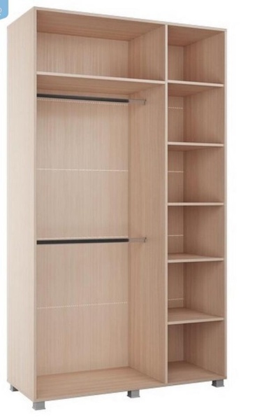 Шкаф 3-х Створчатый Лайк (Ш-1200 х В-2108 х Г-509 мм)