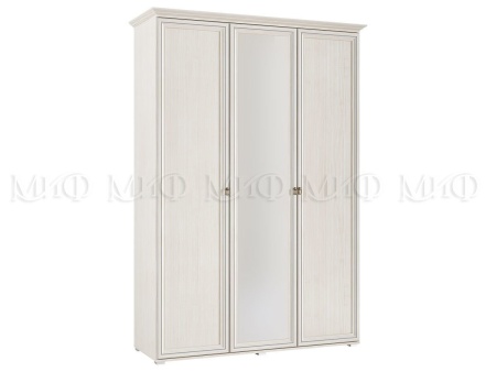 Шкаф 3-х Створчатый Элит-2 с Зеркалом МДФ (Ш-1500 мм x В-2236 мм x Г-528 мм)/Разные Цвета