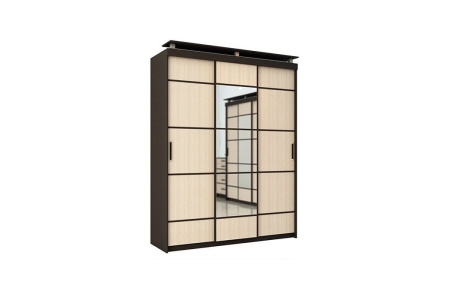 Шкаф-купе Фудзи 3-х створчатый 1500